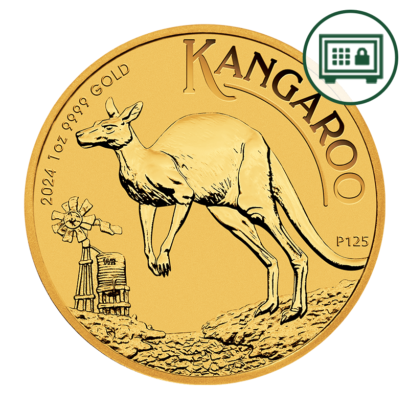 Image pour Pièce d’or de 1 oz, Australie – Kangourou (2024) - Stockage sécurisé à partir de Métaux précieux TD